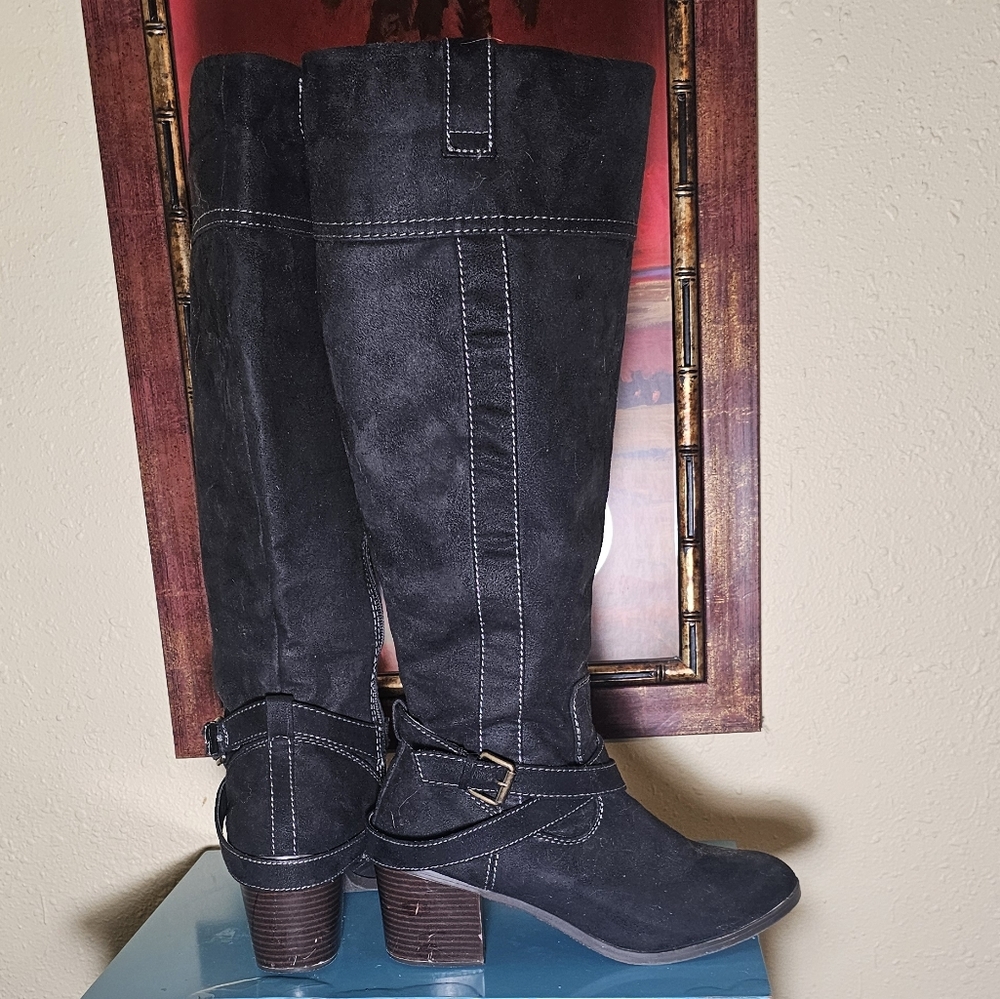 Tall Suede Boots